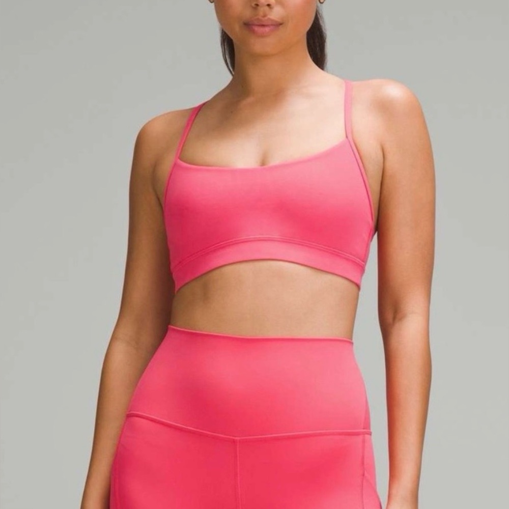 Lululemon Flow Y Nulu GLAZE PINK bra